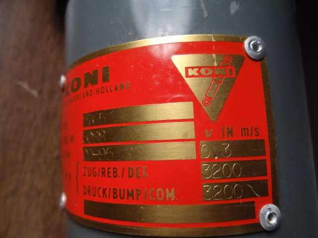 Lot of (4) Koni 9765 Locomotive Train Damper - Shock Absorber - New Genuine OEM - MISCELLANEOUS