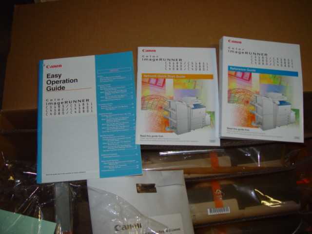 Canon C4580i Color ImageRunner Copier W/ (4) New Toner Cartridges - MISCELLANEOUS