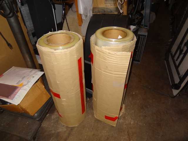 Lot fo (2) Reels of Plastic Films - Thickness 012, Width 0820, Lenght 18000 - MISCELLANEOUS