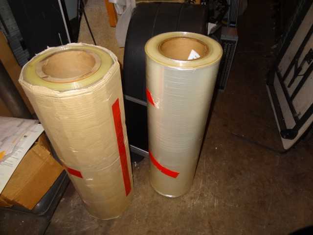 Lot fo (2) Reels of Plastic Films - Thickness 012, Width 0820, Lenght 18000 - MISCELLANEOUS