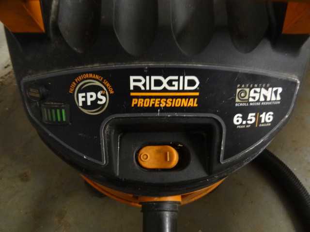 Ridgid WD18500 Wet Dry Vacuum 16 Gal. 6.5-Peak HP  - MISCELLANEOUS