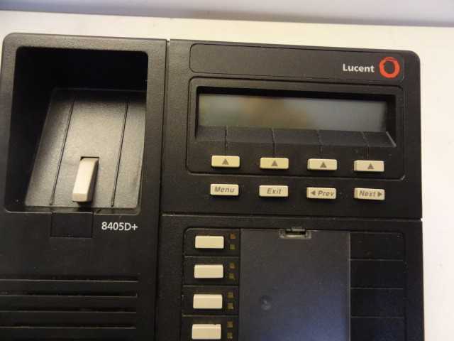 Lot of (10) Lucent - Avaya  8405D+ Multi Line Office Speakers Phone W/ Handset  - MISCELLANEOUS