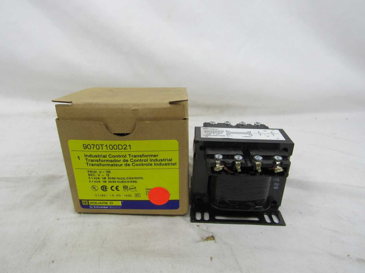 Quantity of 5x Assorted Transformers - CONTROL TRANSFORMERS
