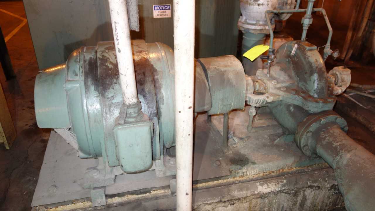 WORTHINGTON 5LR15 SPLIT CASE CENTRIFUGAL PUMP MOTOR - CENTRIFUGAL PUMP