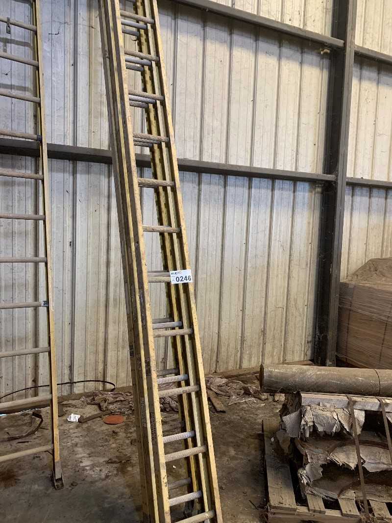 Bulk Lot of Werner Manhole Ladders - 16' (QTY 3) - MATERIAL HANDLING Bulk Lot of Werner Manhole Ladders - 16' (QTY 3) - MATERIAL HANDLING