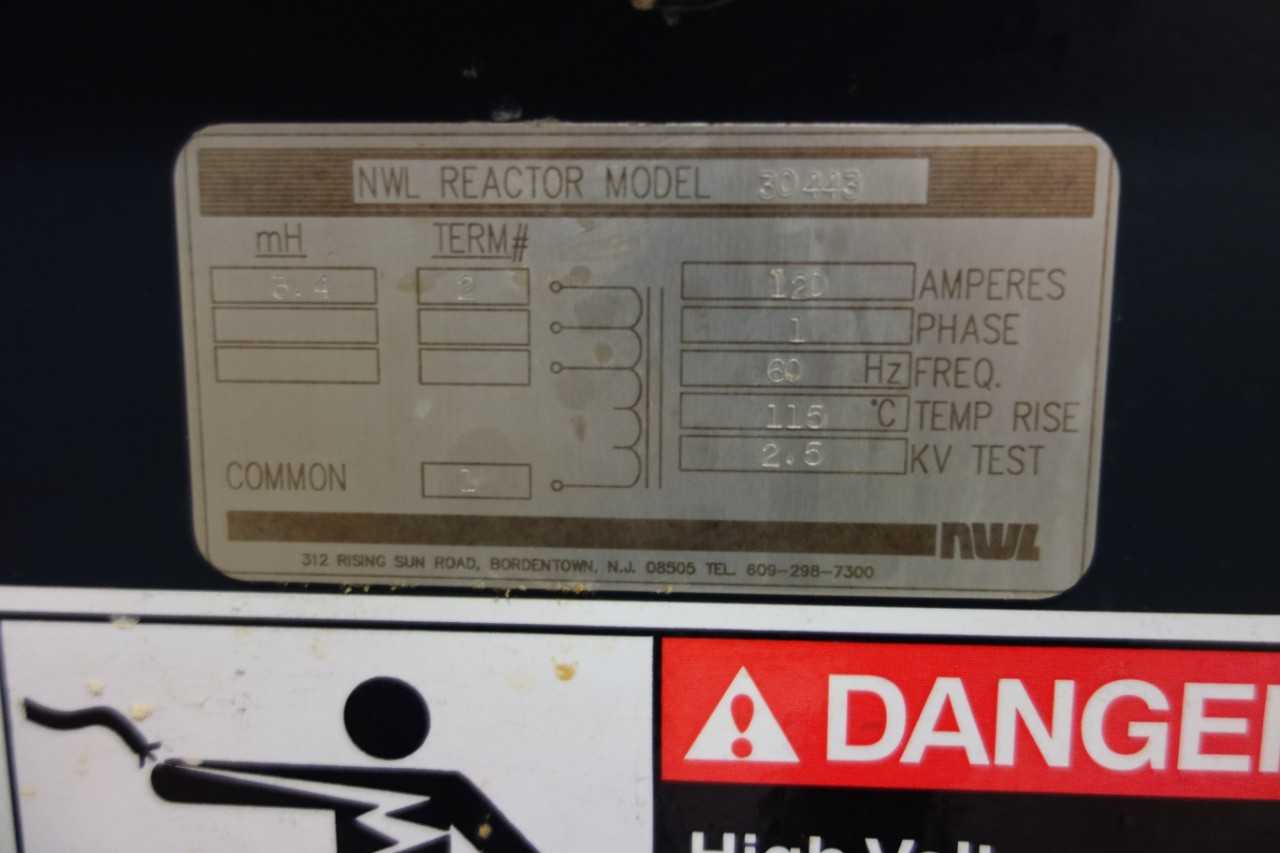 NWL 350 WATTS TRANSFORMER - MODEL 30443 - CONTROL TRANSFORMERS
