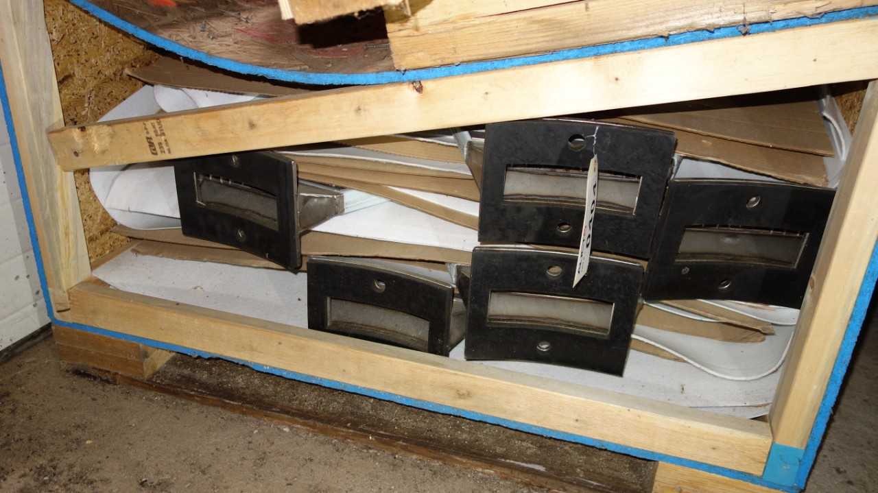 1 CRATE OF PAPER MILL FILTER SCREENS - PROCESS EQUIPMENT
