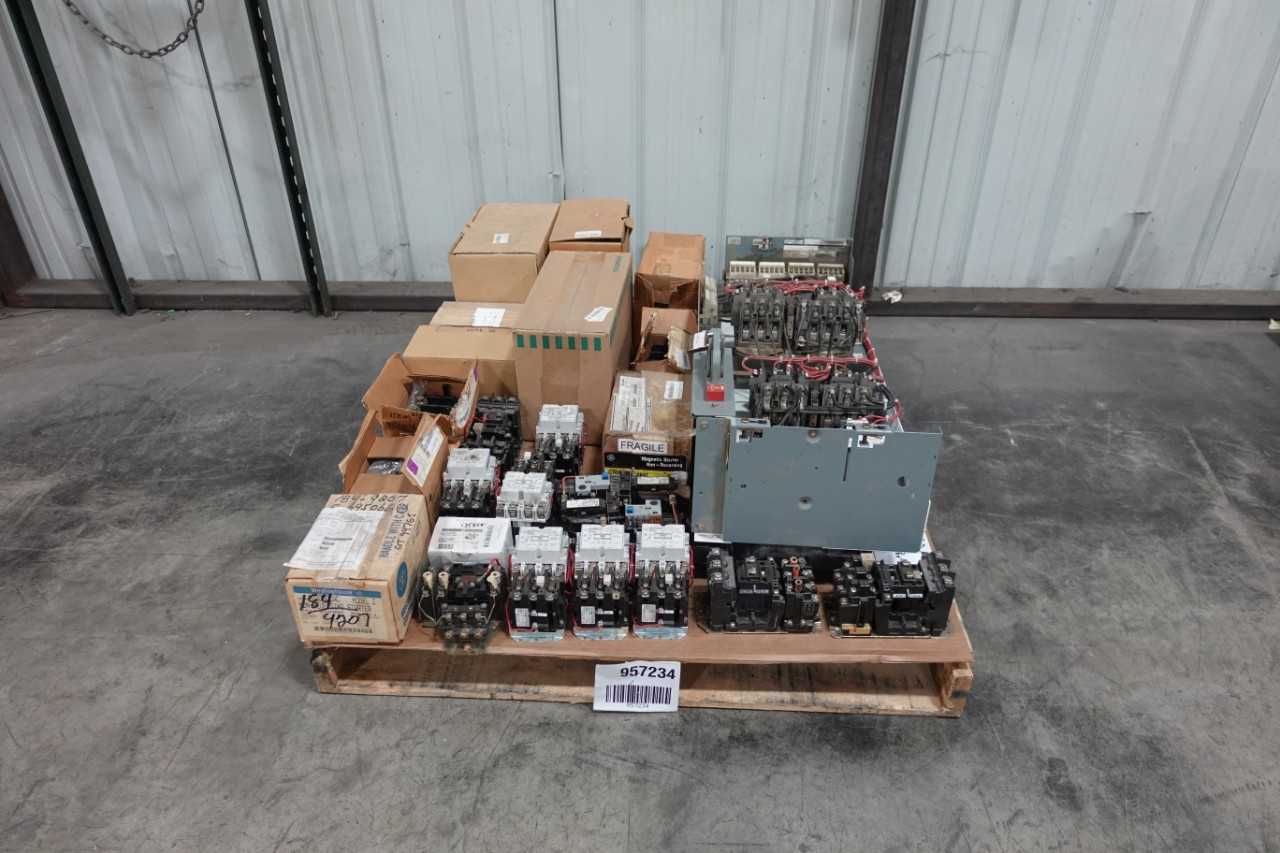 PALLET OF ASSORTED MOTOR STARTERS - MOTOR STARTERS