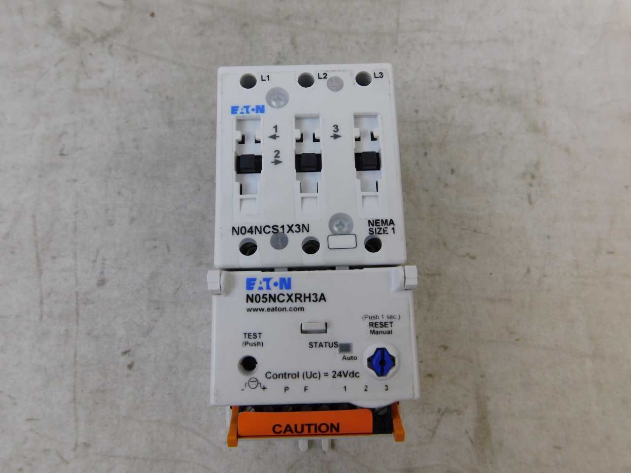 (1) Eaton N101CS1H3A Non-Combination 27A 24VAC 50/60Hz - MACHINE TOOLING