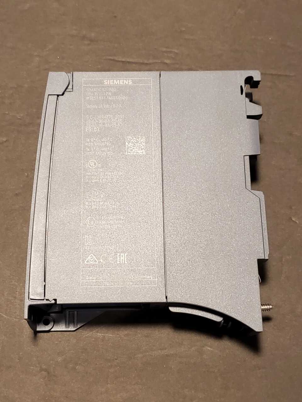 Siemens Simatic S7-1500 CPU1511-1 PN - AUTOMATION & CONTROLS