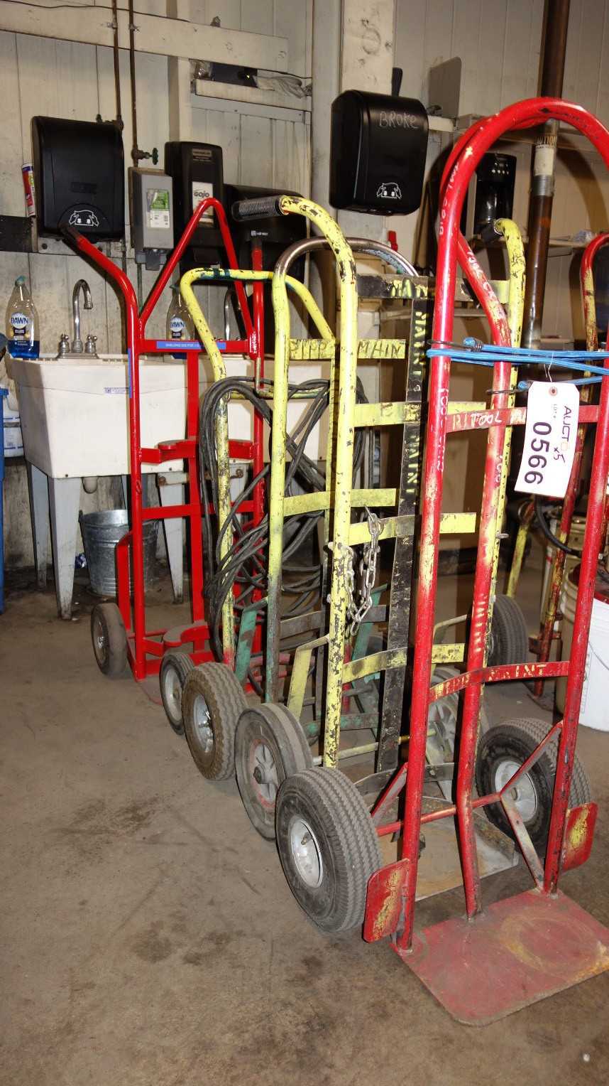 LOT OF 5 HAND TRUCKS - PLANT & FACILITY
