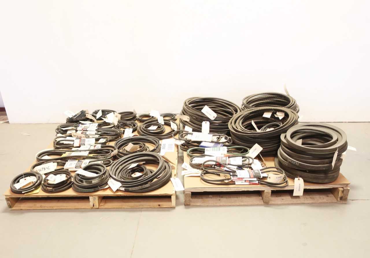 2 PALLETS OF ASSORTED POWER TRANSMISSION BELTS - POWER TRANSMISSION
