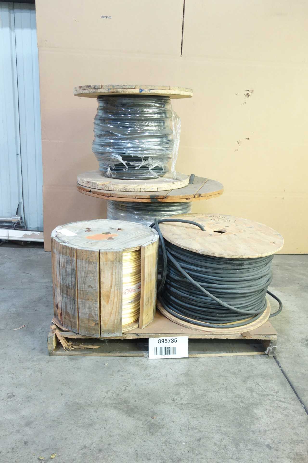 PALLET OF ASSORTED INSULATED WIRE - ELECTRICAL COMPONENTS