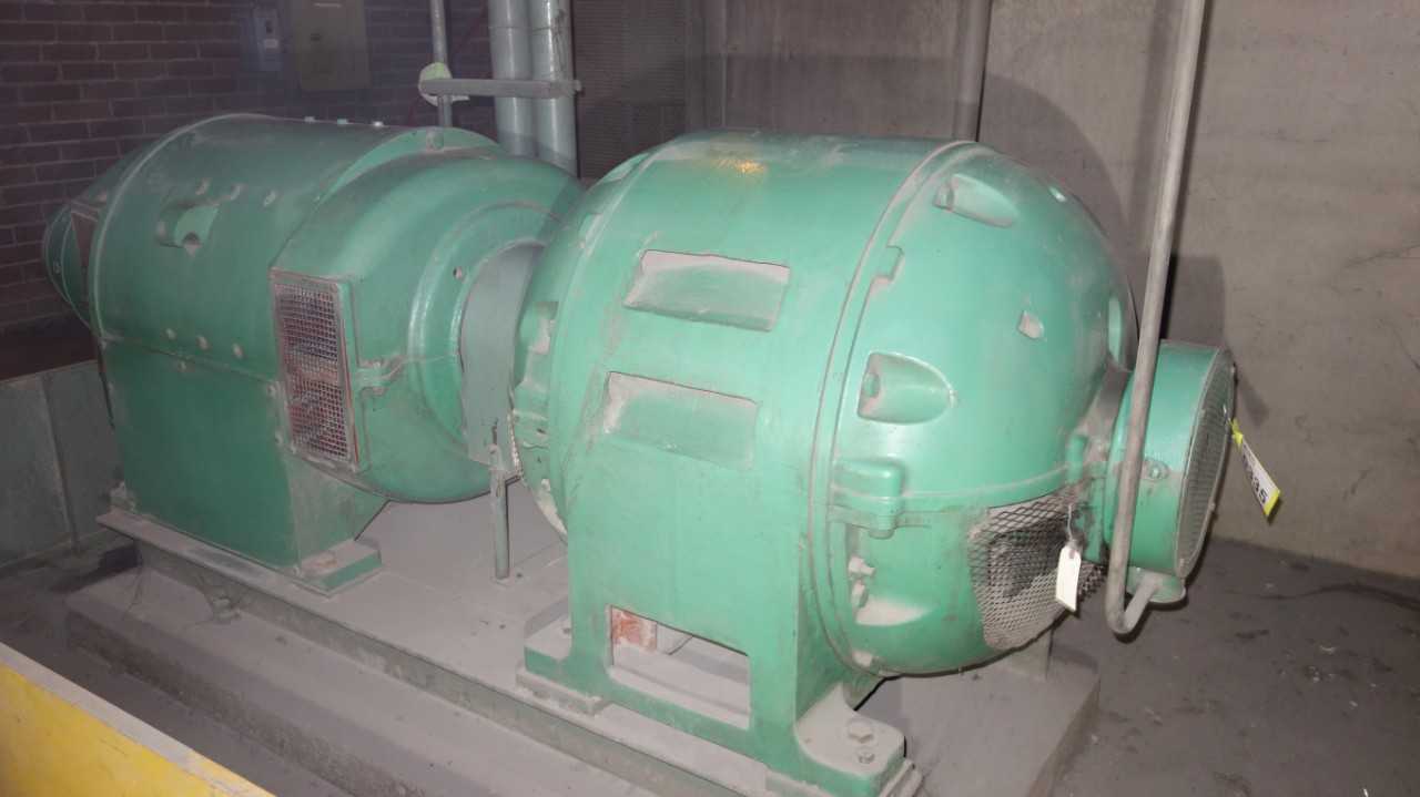 GENERAL ELECTRIC 6344Z 400HP 2300V-AC INDUCTION MOTOR - ELECTRIC MOTORS
