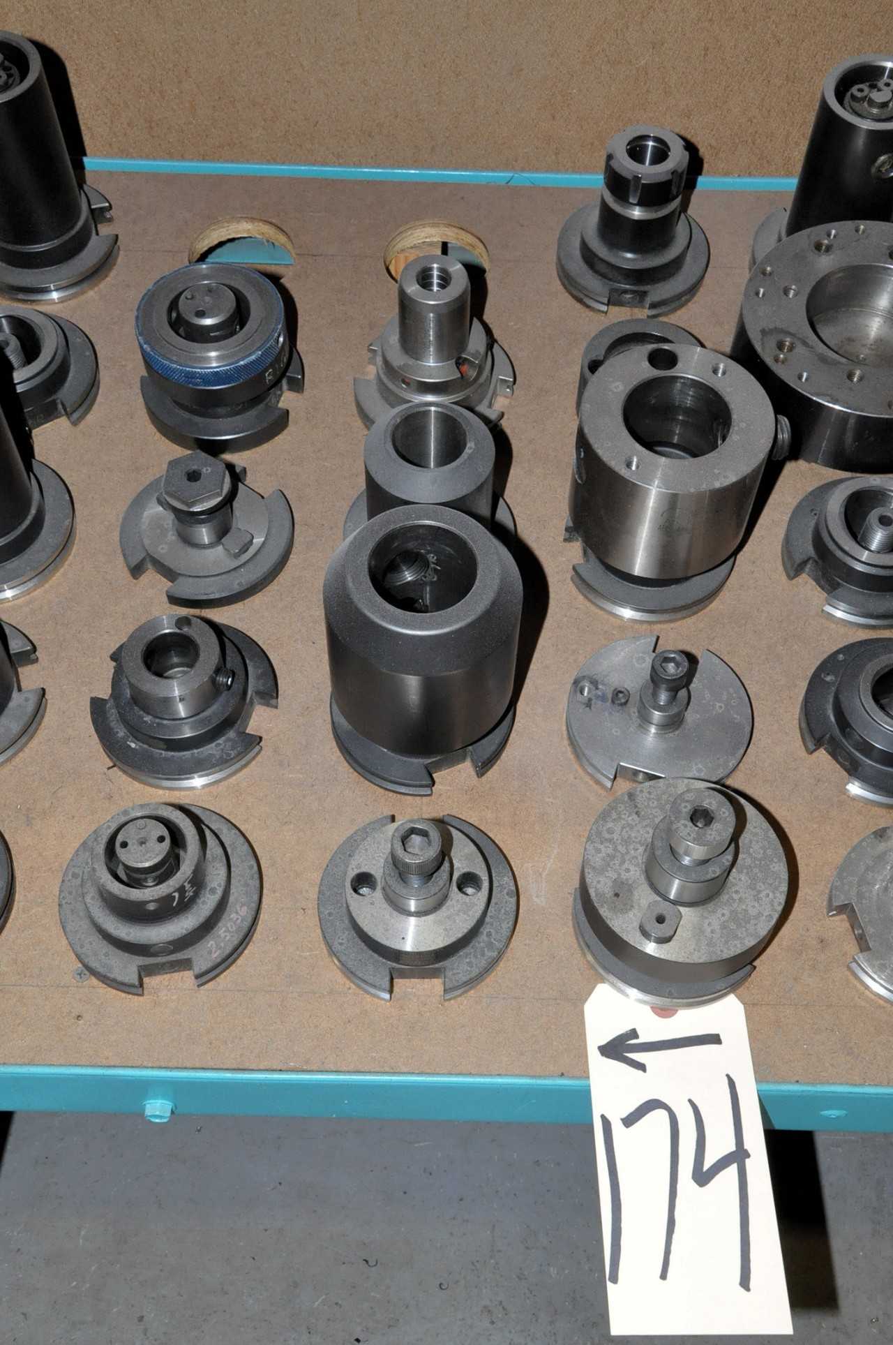 Lot-(13) CAT 50-Taper Tool Holders - MACHINING ACCESSORIES & TOOLING