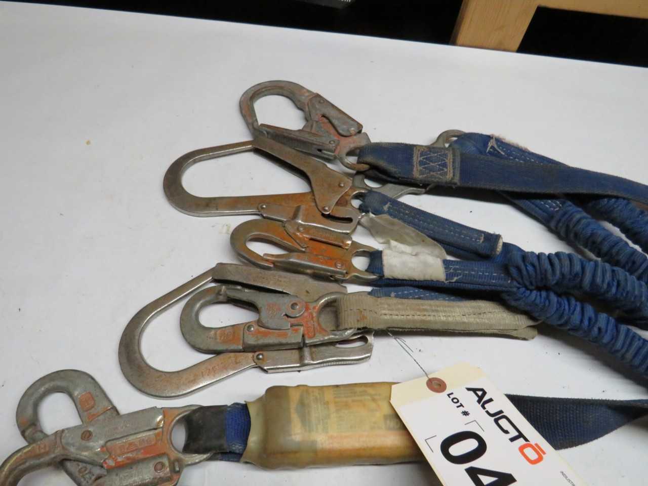 LOT OF 5 ASSORTED NORTH FPD29811, FP26329 SAFETY LANYARD - SAFETY EQUIPMENT