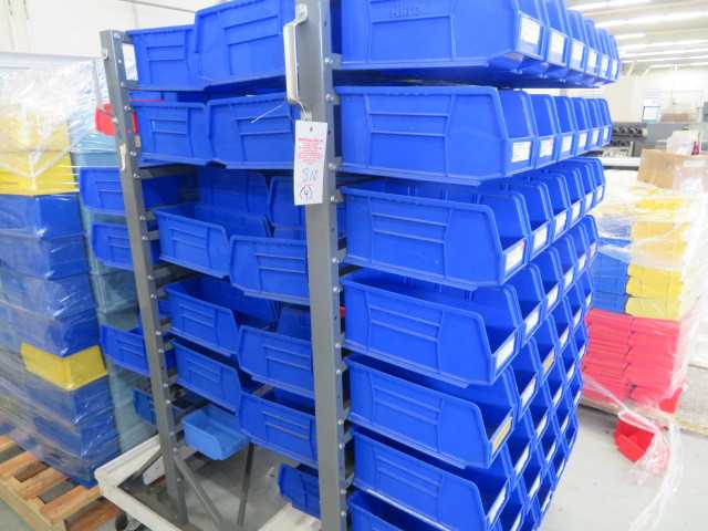 Plastic Parts Holders (2) pallets and (2) on racks, (lot) - MISCELLANEOUS