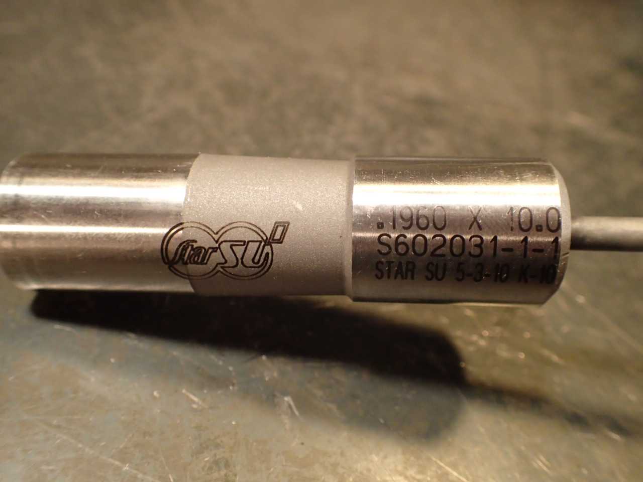 Star .1960" #9 x 10" OAL Coolant Fed Deep Hole Gun Drill: Carbide Tipped, NOS - MACHINE TOOLING
