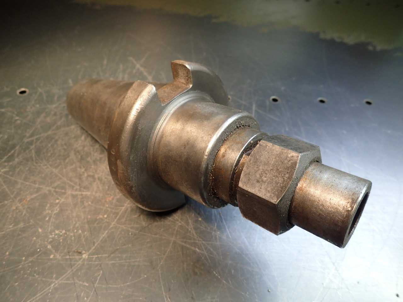 Scully Jones CC-55-M DA-180 Double Angle Collet Chuck CAT-50 Taper Shank - MACHINE TOOLING
