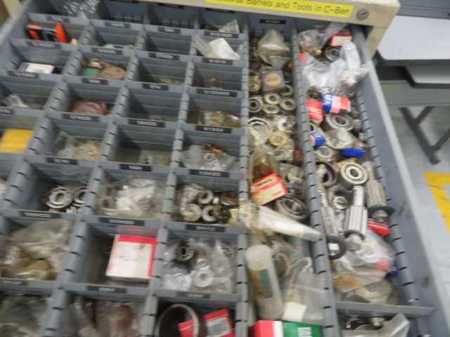 9 Drawer Stanley Vidmar and contents - MISCELLANEOUS