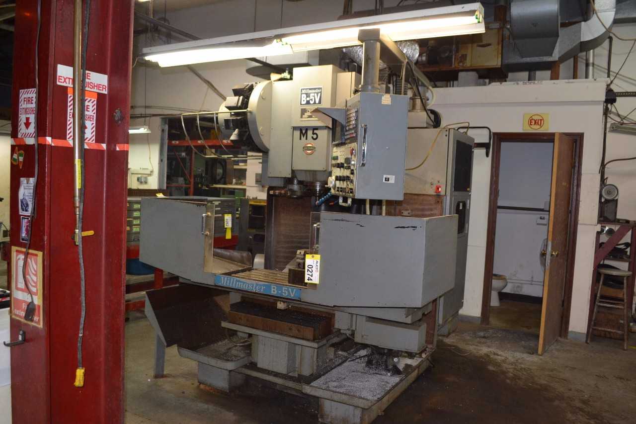 1986 SHIZUOKA MILLMASTER B-5V CNC VERTICAL MILLING MACHINE - CNC LATHES