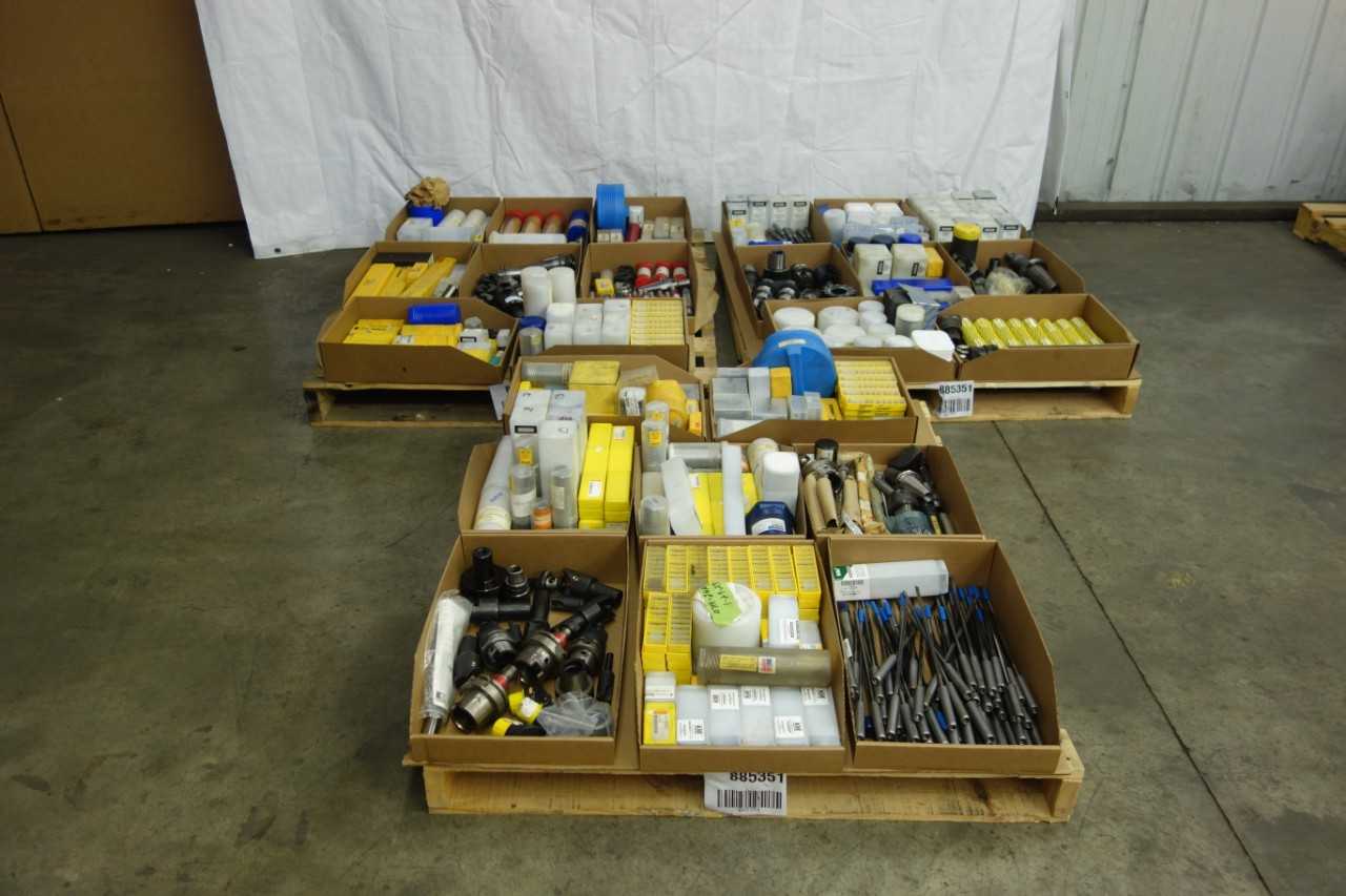 3 PALLETS OF METALWORKING REPLACEMENT TOOLS - ELECTRIC POWER TOOLS