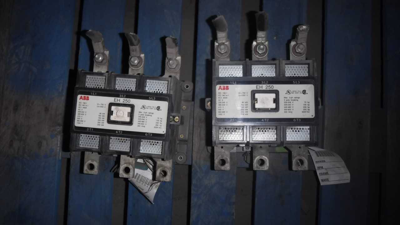 250 HP ABB Contactors  EH 250 600 Volt Max - CONTACTORS