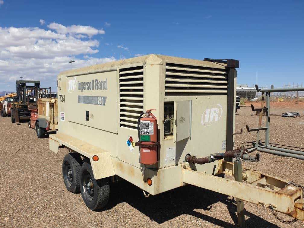 2002 Ingersoll Rand XP750WCU Air Compressor - AIR COMPRESSORS