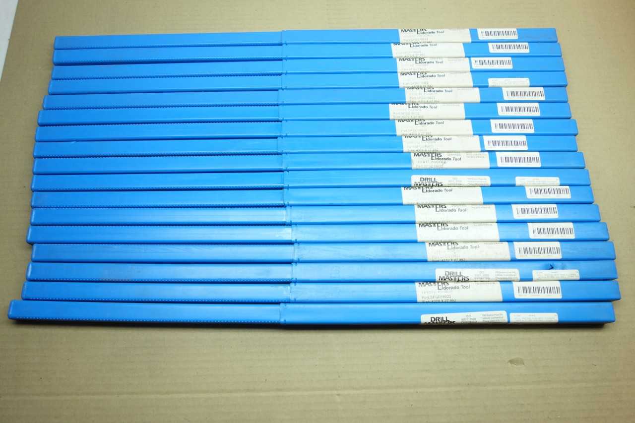 LOT OF 17 DRILL MASTERS ELDORADO GUN DRILL BIT - WORKHOLDING