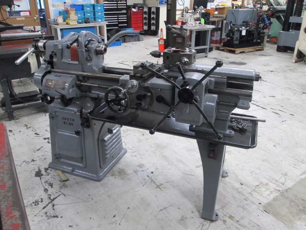 South Bend 3Ph 13" Swing 48" Bed 15 HP Turret Lathe Multi Speed Belt Driven - LATHES