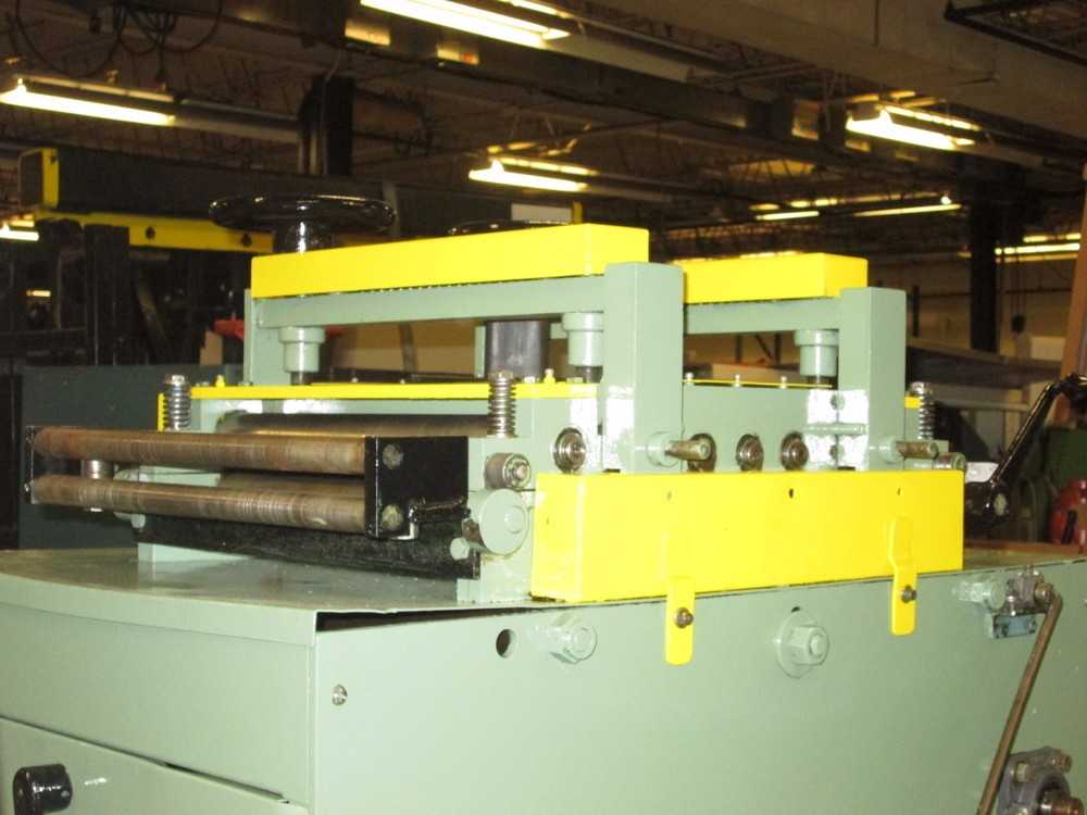 Rowe R15 Straightener .20-.080 Steel Thickness 7 Rolls 15" Wide Tested - MACHINE TOOLING