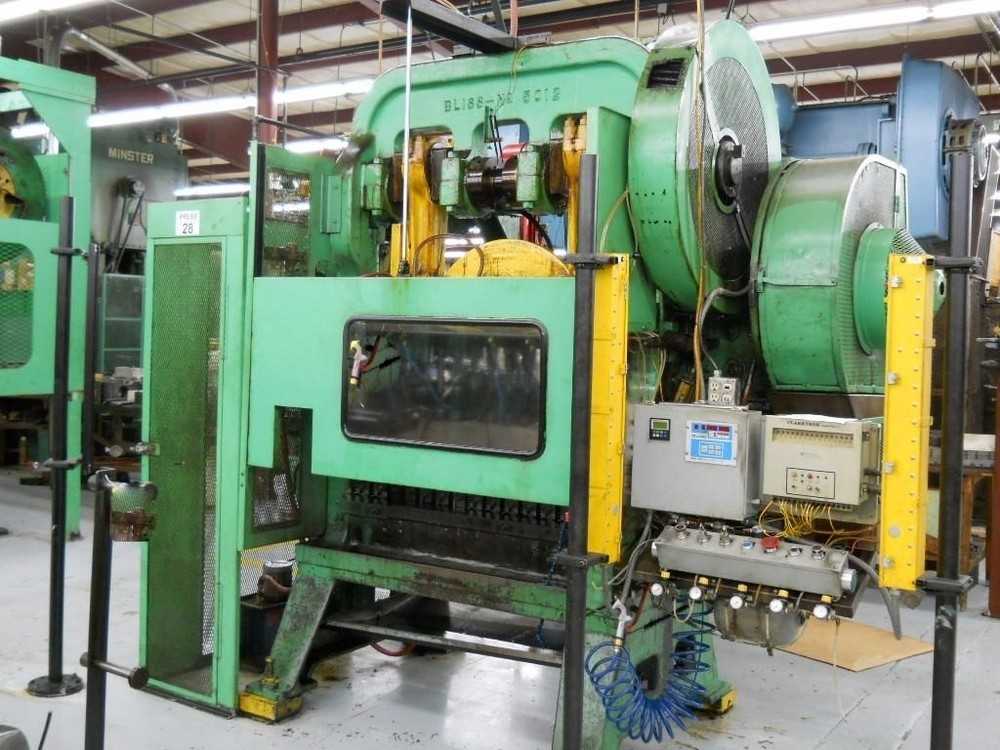 Bliss 12 Station Transfer Press 5012, Scrap Chopper, Roll Feed, 7.5" Stroke - PRESSES