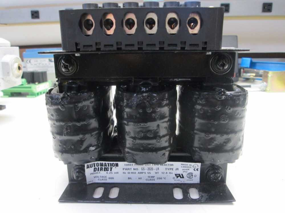 Automation Direct GS-2020-LR 600V 60Hz 3Ph Dry Type AC Line Reactor 55 Amps - LINE REACTORS
