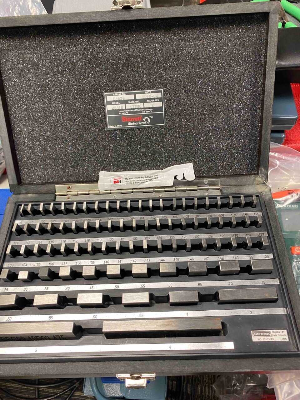 Steel Gage Bloc Set 81 pc (2490878) Charleston
