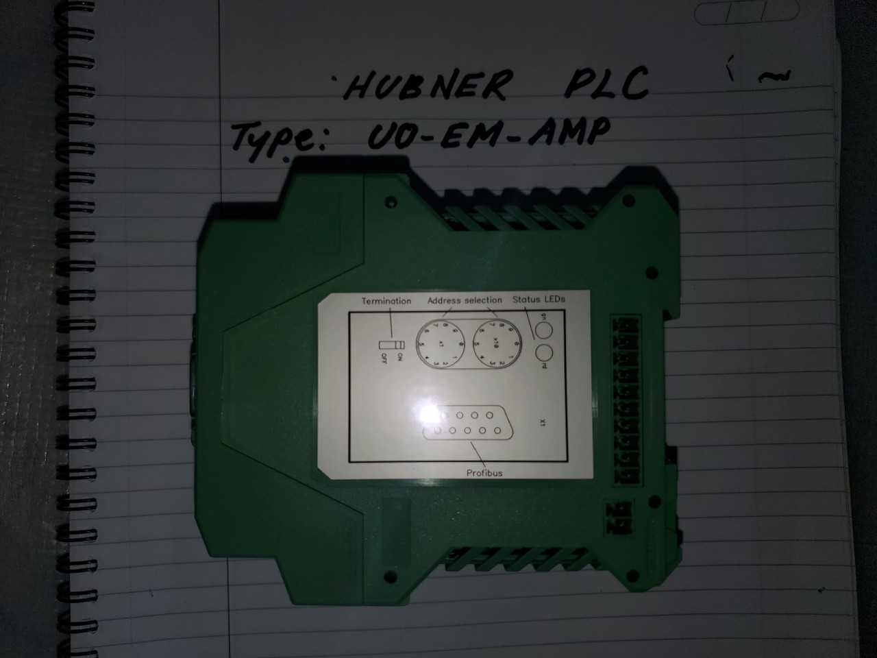 HUBNER PLC TYPE UO-EM-AMP - AUTOMATION & CONTROLS