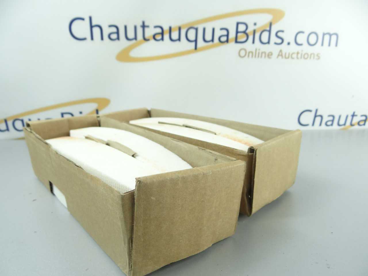 Lot of 4 NEW White Abrasive Mold Boat Stones 60 Grit - GRINDING WHEELS