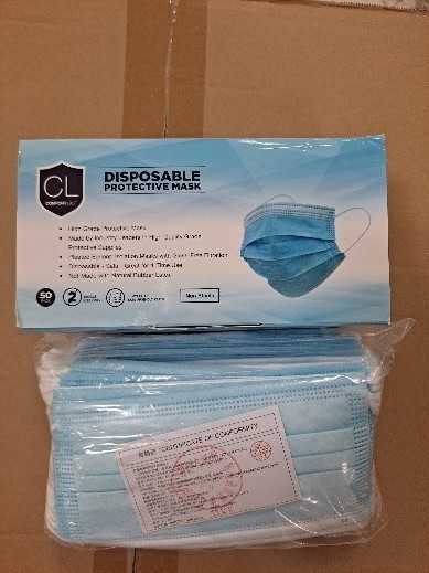 1 Lot of New Protective Face Masks with Ear Loops - MISCELLANEOUS