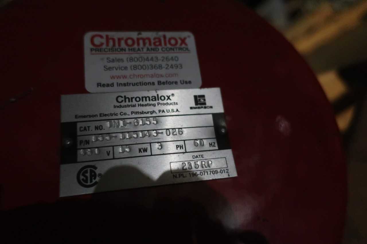 LOT OF 5 CHROMALOX TMI-6155 480V HEAT EXCHANGERS