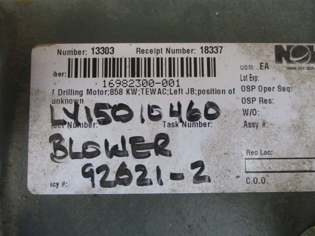 General Electric GEB 22D AC Electric Motor-Right hand JB- Std cert (UNUSED) QTY 1 - ELECTRIC MOTORS