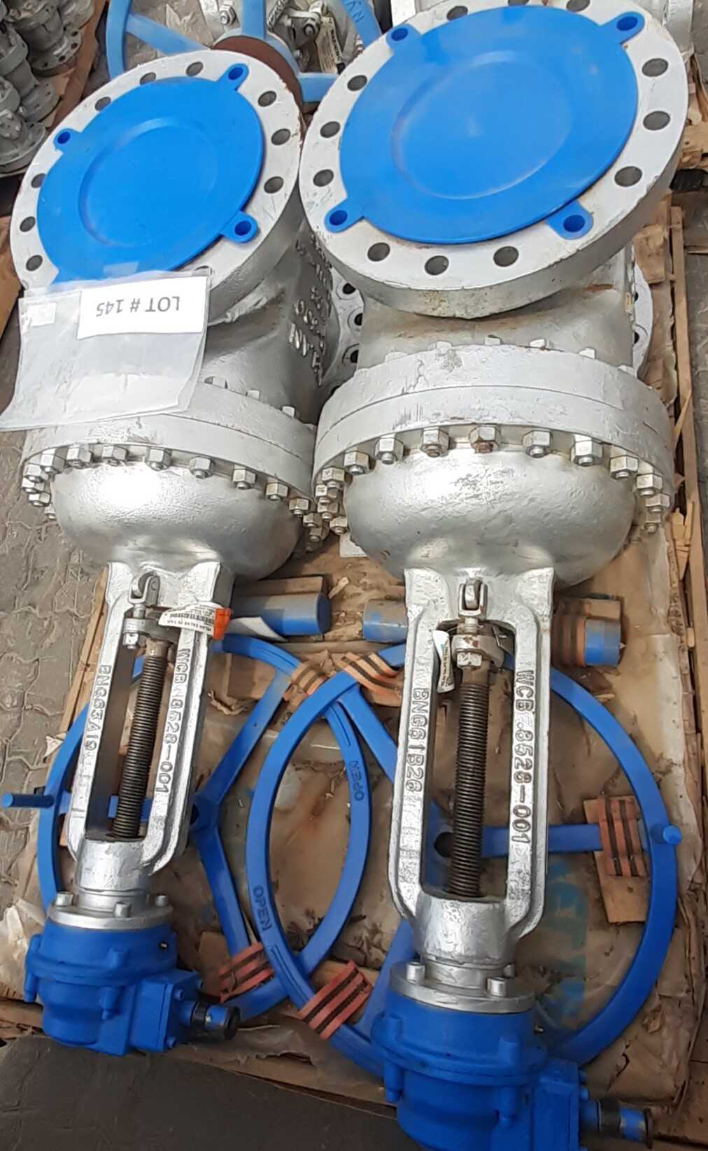 Lot of 2 Gate Valves - KNIFE GATE VALVE