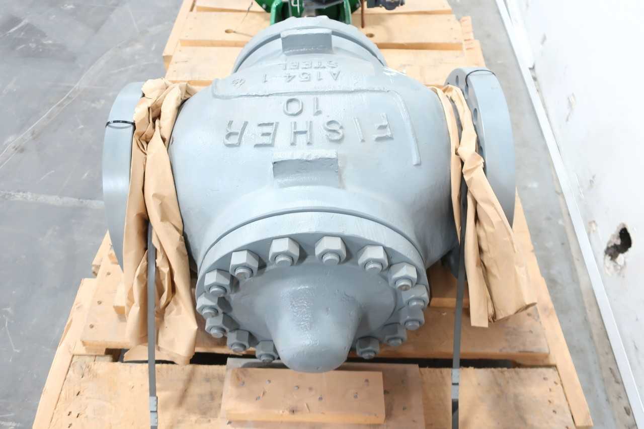 FISHER 667-AC PNEUMATIC 667 300 STEEL FLANGED 3582 10IN CONTROL VALVE - CONTROL VALVE