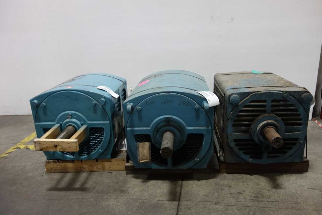 LOT OF 3 ASSORTED TAMPER ELECTRIC MOTORS - ELECTRIC MOTORS