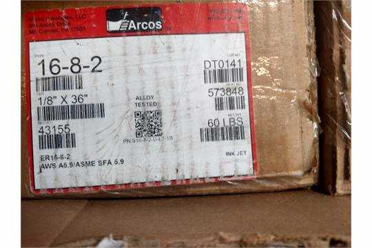 ARCOS 16-8-2, 1/8DIA X 36, 120 #S AVAILABLE -