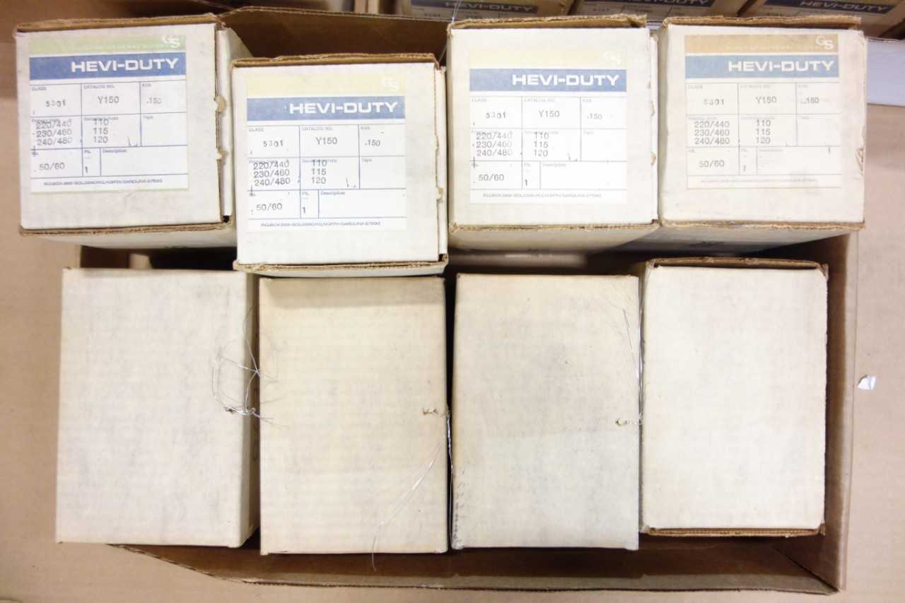 LOT OF ASSORTED HEVI DUTY CONTROL CIRCUIT TRANSFORMERS - CONTROL TRANSFORMERS