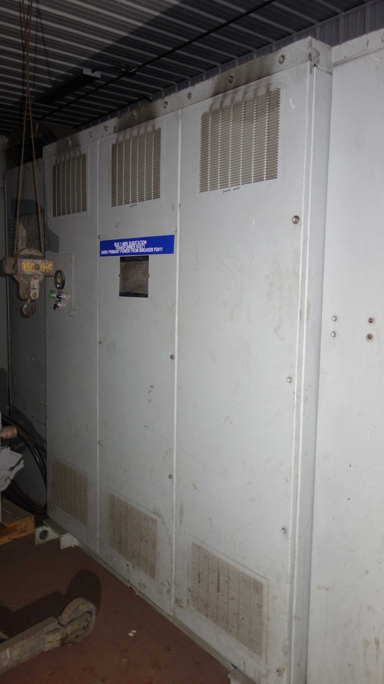 GENERAL ELECTRIC AA/FA 1500KVA 2400V-AC TRANSFORMER - CONTROL TRANSFORMERS