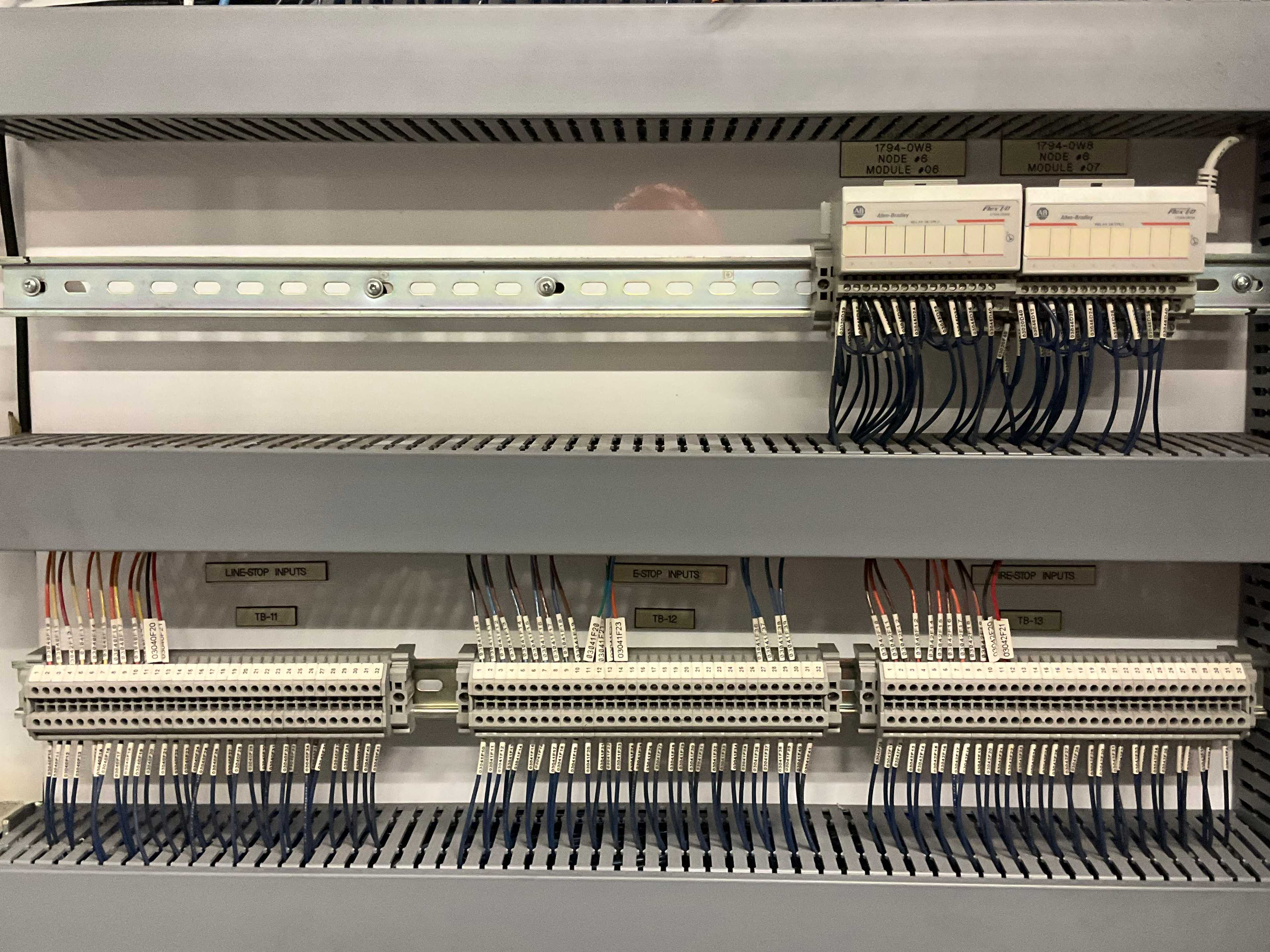 QTY 2 - CONTROL CABINETS WITH ALLEN BRADLEY CONTROLS - CONTROL CABINETS