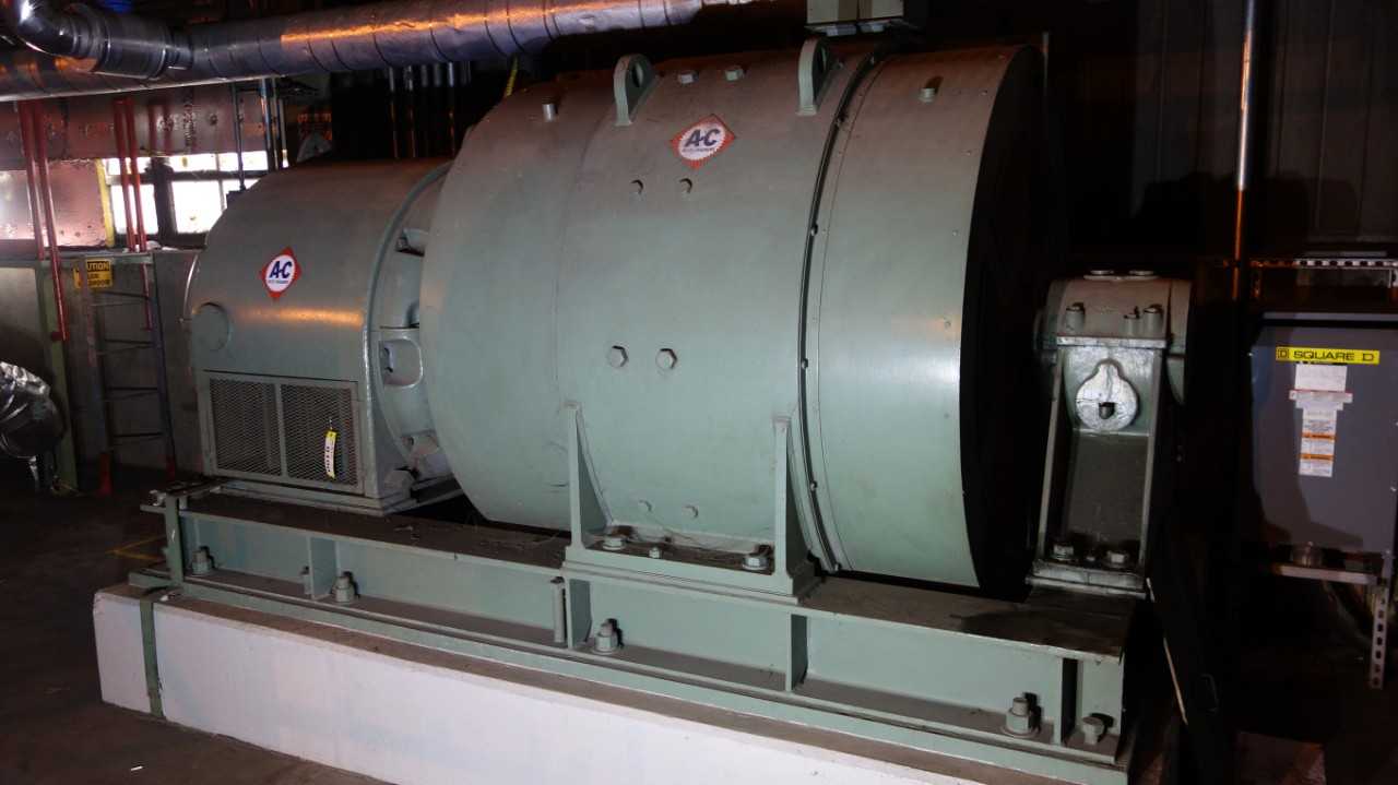 ALLIS CHALMERS HCC 720KW 375V-AC DIRECT CURRENT GENERATOR - ELECTRIC MOTORS