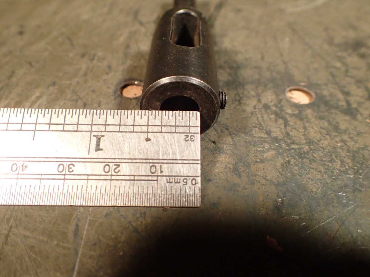 TSD 508045 1/2" ANSI Tap Extension: 3-1/4" Long - HOLEMAKING TOOLS