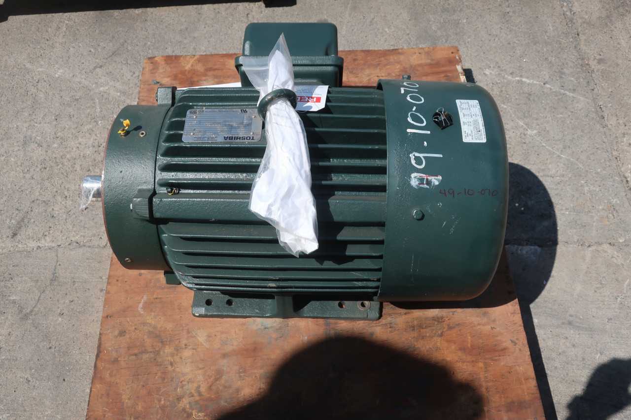 TOSHIBA B0252FL63BMHD02 MOTOR 25HP 460V 3520RPM 284TS 2P - ELECTRIC MOTORS