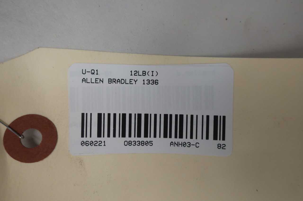 ALLEN BRADLEY 1336F-BRF20-AE-EN PLUS II VFD 2HP - MOTOR DRIVES